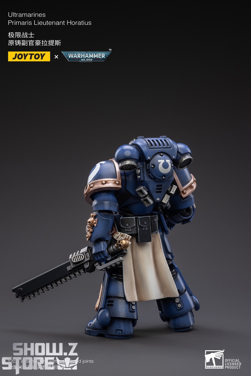 Primaris Lieutenant Horatius side stance serrated blade extended Primaris Lieutenant Horatius side stance serrated blade extended