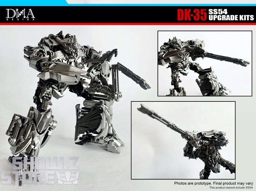 DK-35 Megatron upgrade kit articulated action pose weapons display DK-35 Megatron upgrade kit articulated action pose weapons display