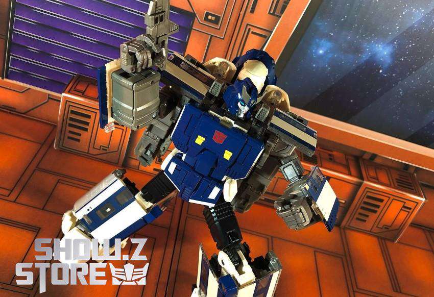 Takara Tomy MPG-01 Shouki blue white robot dynamic action Takara Tomy MPG-01 Shouki blue white robot dynamic action