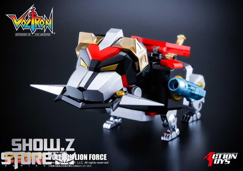 Voltron Lion Force complete assembled robot form display Voltron Lion Force complete assembled robot form display