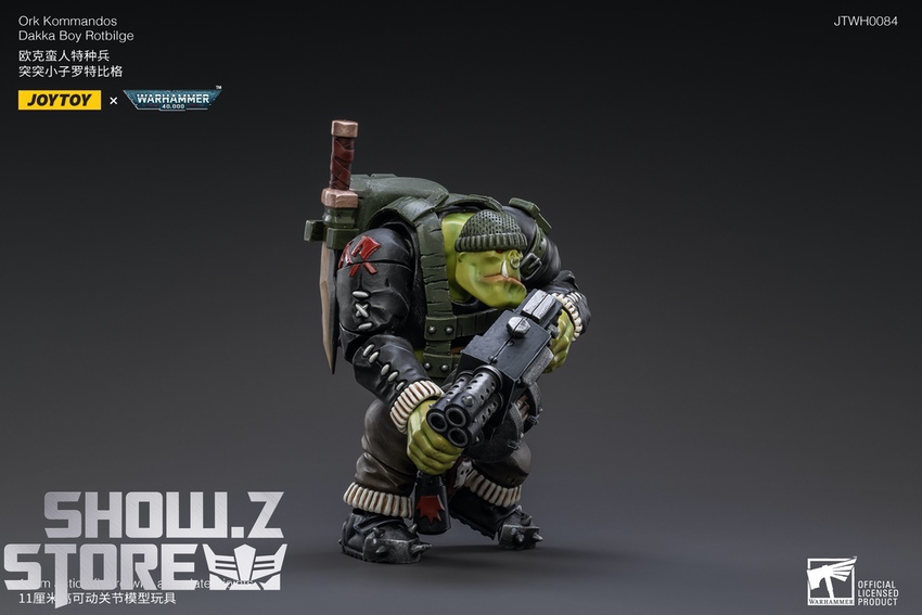JoyToy Ork Kommandos Dakka Boy Rotbilge melee weapon ready JoyToy Ork Kommandos Dakka Boy Rotbilge melee weapon ready