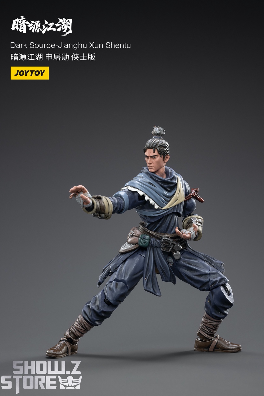 JoyToy Jianghu Tuxun Shen figure wide combat stance display JoyToy Jianghu Tuxun Shen figure wide combat stance display