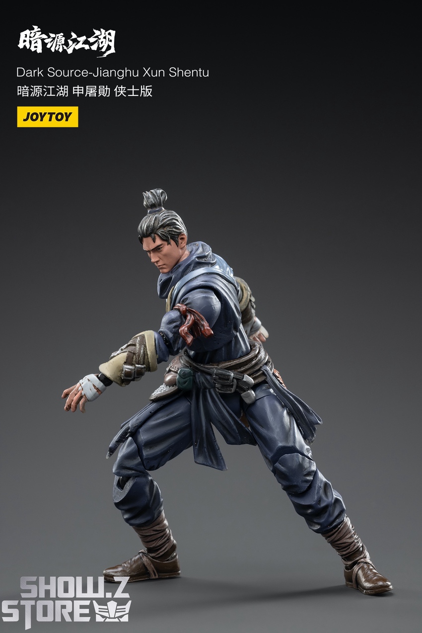 JoyToy Tuxun Shen side profile martial arts pose display JoyToy Tuxun Shen side profile martial arts pose display