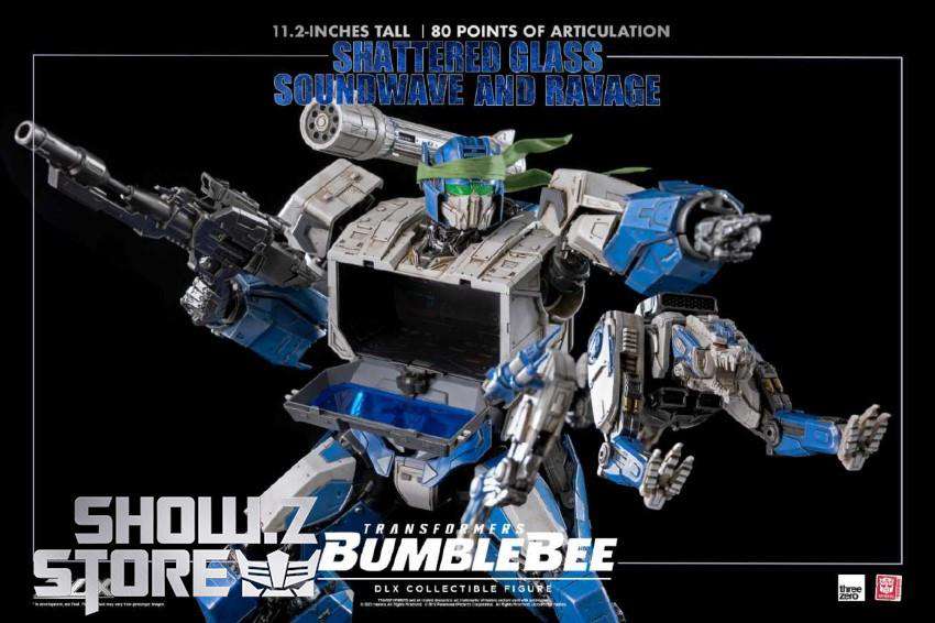 Soundwave DLX Ravage robot vehicle mode configuration display Soundwave DLX Ravage robot vehicle mode configuration display