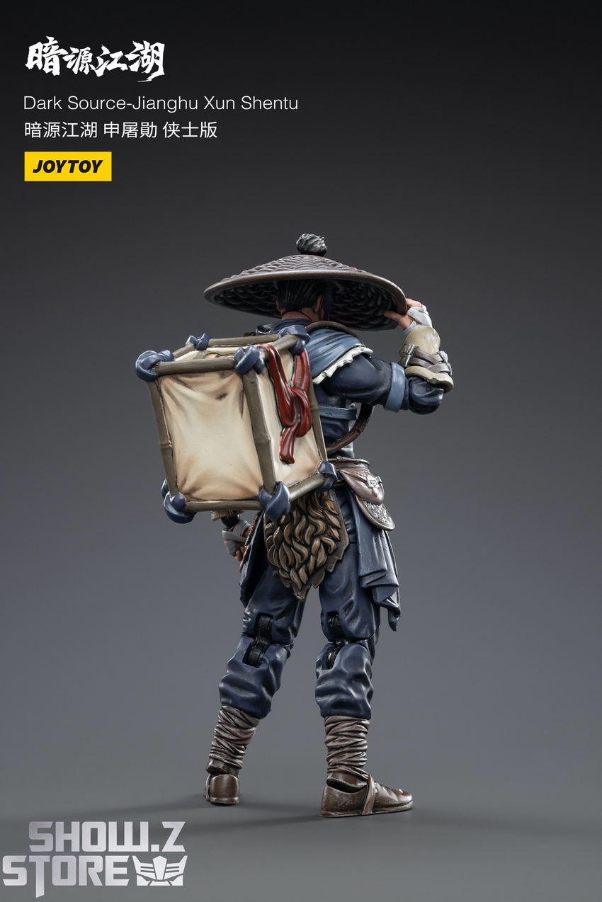 JoyToy Tuxun Shen back view wide stance display angle JoyToy Tuxun Shen back view wide stance display angle