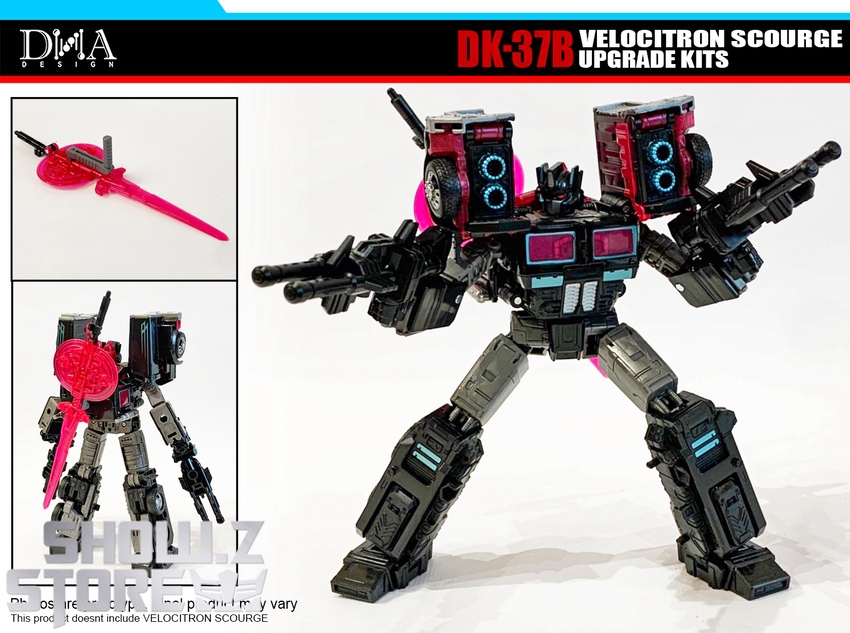 DK-37B Velocitron Scourge robot red pink armor action figure DK-37B Velocitron Scourge robot red pink armor action figure