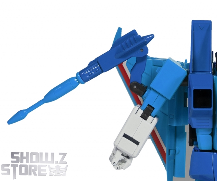 MakeToys Ion Swarm robot holding blue energy sword weapon MakeToys Ion Swarm robot holding blue energy sword weapon
