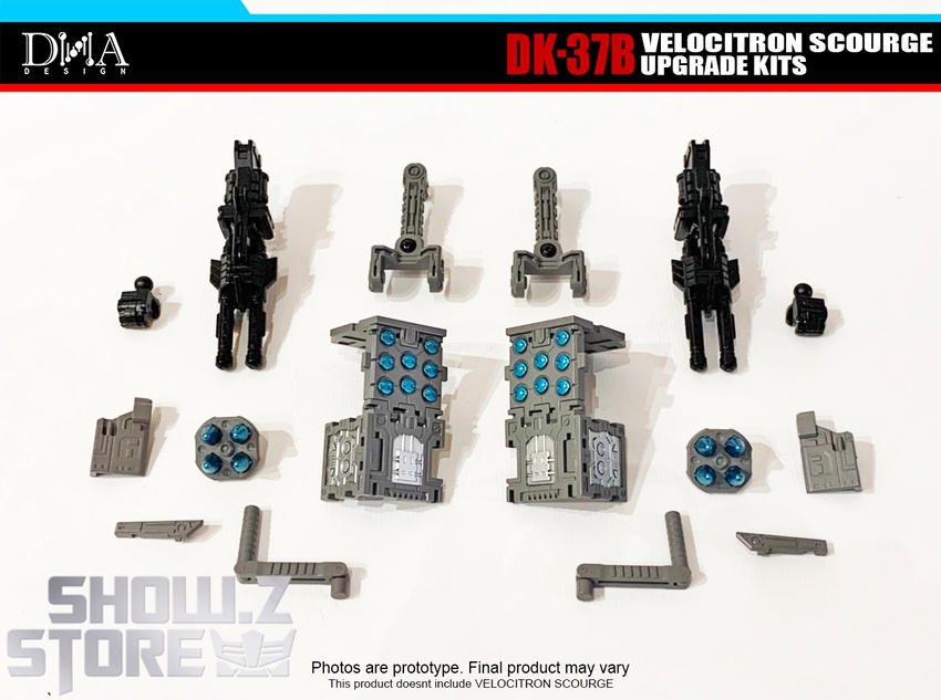 DNA DK-37B Velocitron Scourge upgrade kit parts components layout DNA DK-37B Velocitron Scourge upgrade kit parts components layout