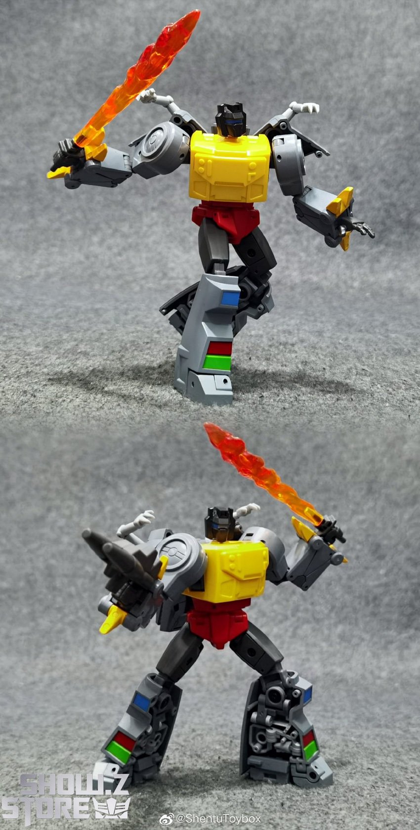 NewAge Ymir Grimlock instruction manual box artwork color variants NewAge Ymir Grimlock instruction manual box artwork color variants