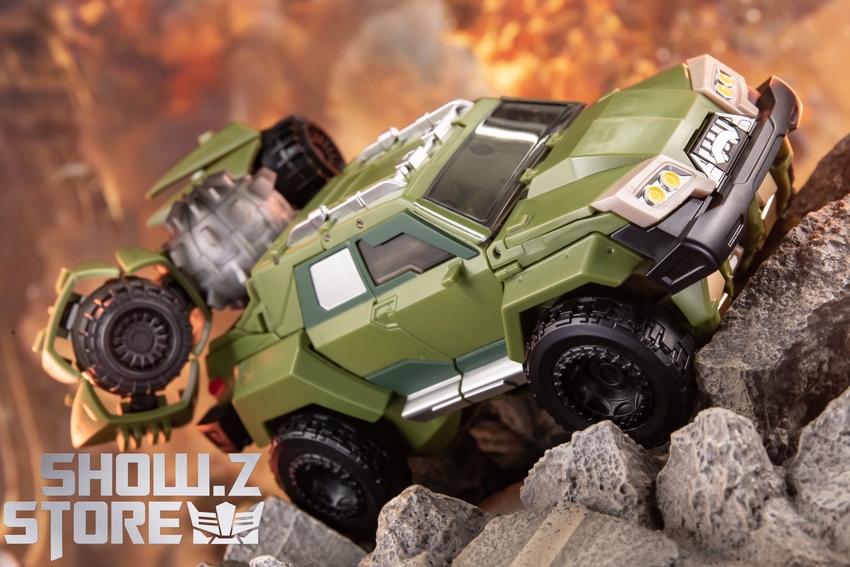 4th Party AC-01 TFP Bulkhead green truck mode vehicle 4th Party AC-01 TFP Bulkhead green truck mode vehicle