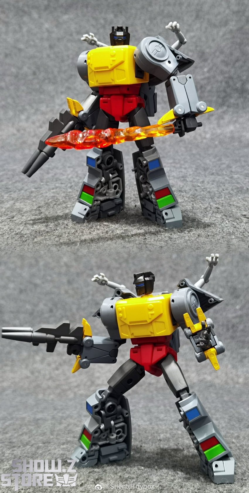NewAge Grimlock holding red sword dynamic fighting position weapon NewAge Grimlock holding red sword dynamic fighting position weapon
