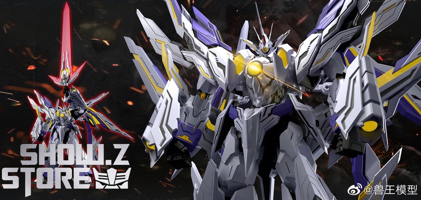 Zeorymer front facing white purple armor Zeorymer front facing white purple armor