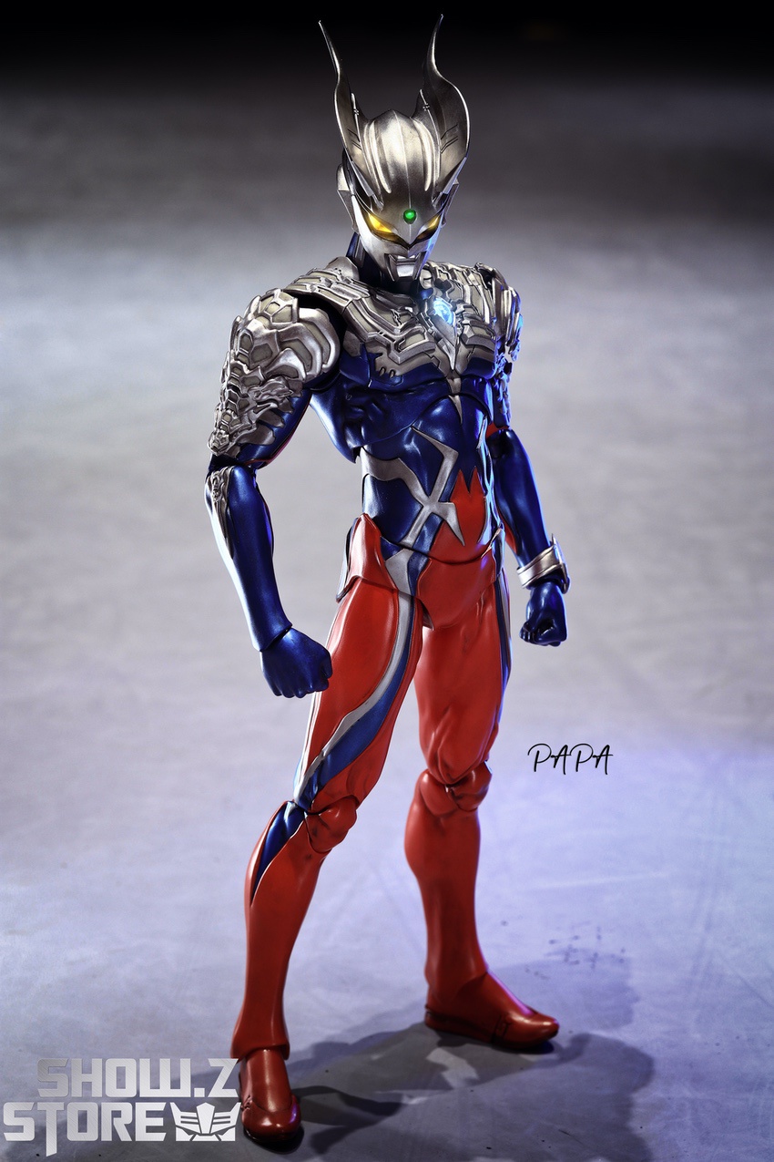 Ultraman Zero figure silver blue black armor components Ultraman Zero figure silver blue black armor components