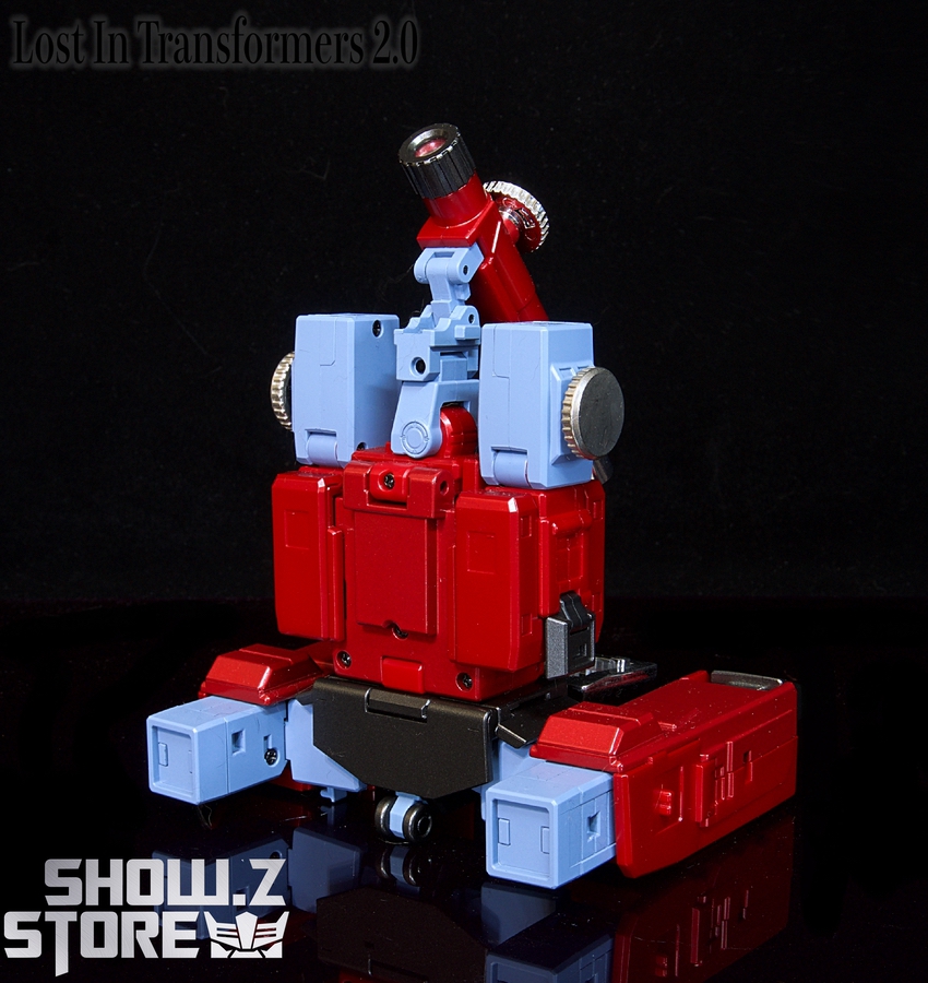 Perceptor character in robot mode with red upper torso visible Perceptor character in robot mode with red upper torso visible