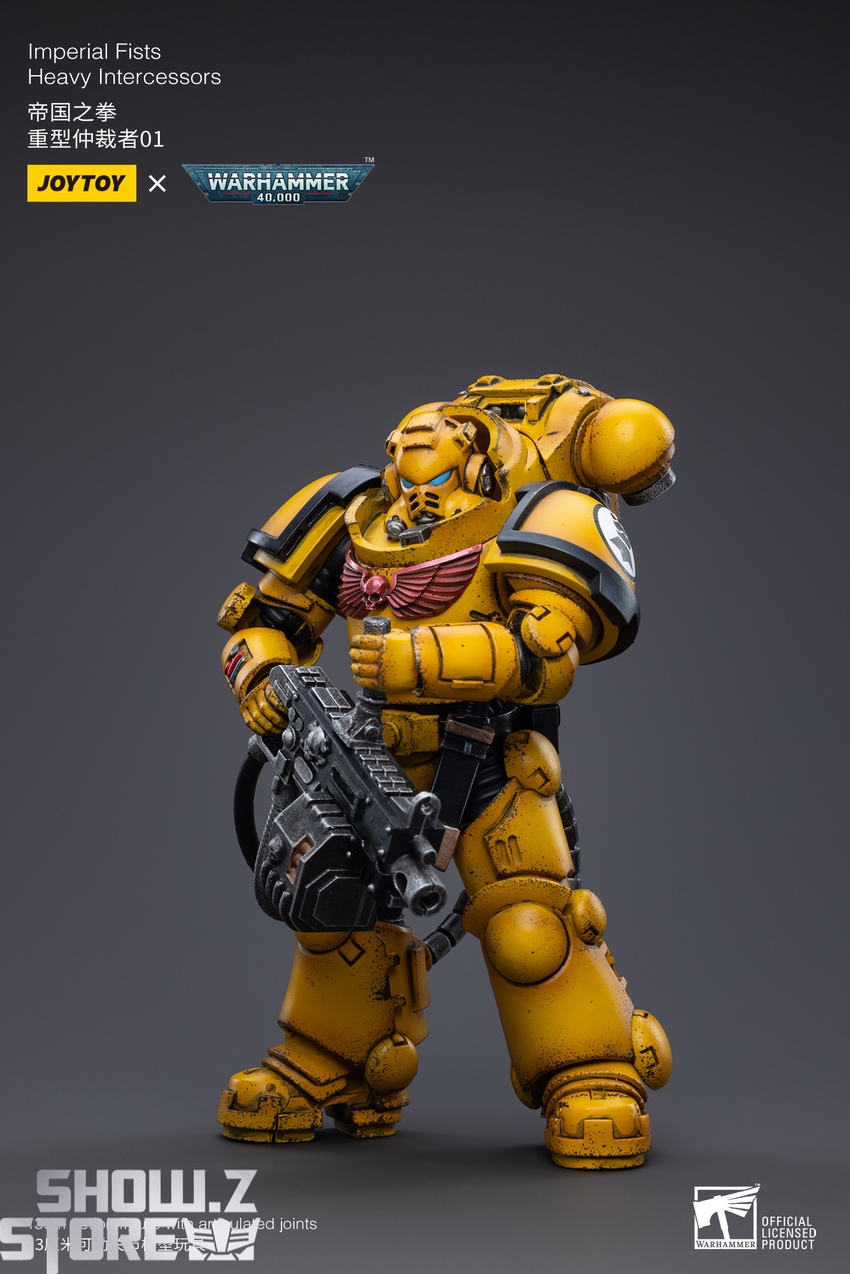 JoyToy Heavy Intercessors 01 side pose rifle accessories display JoyToy Heavy Intercessors 01 side pose rifle accessories display