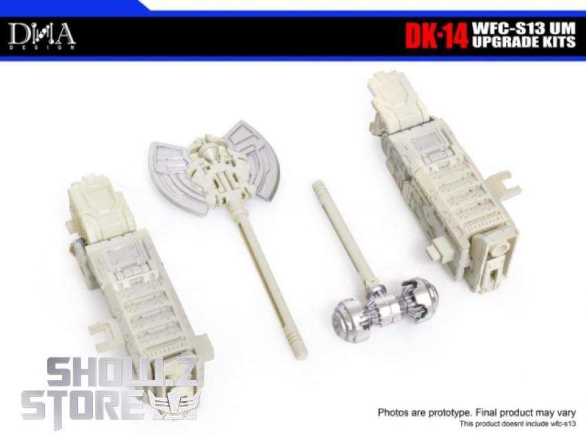 DK-14 upgrade kit white accessories weapon parts display DK-14 upgrade kit white accessories weapon parts display