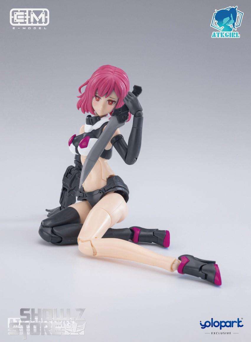 Frankenstein girl sitting pose pink hair black boots weapon Frankenstein girl sitting pose pink hair black boots weapon