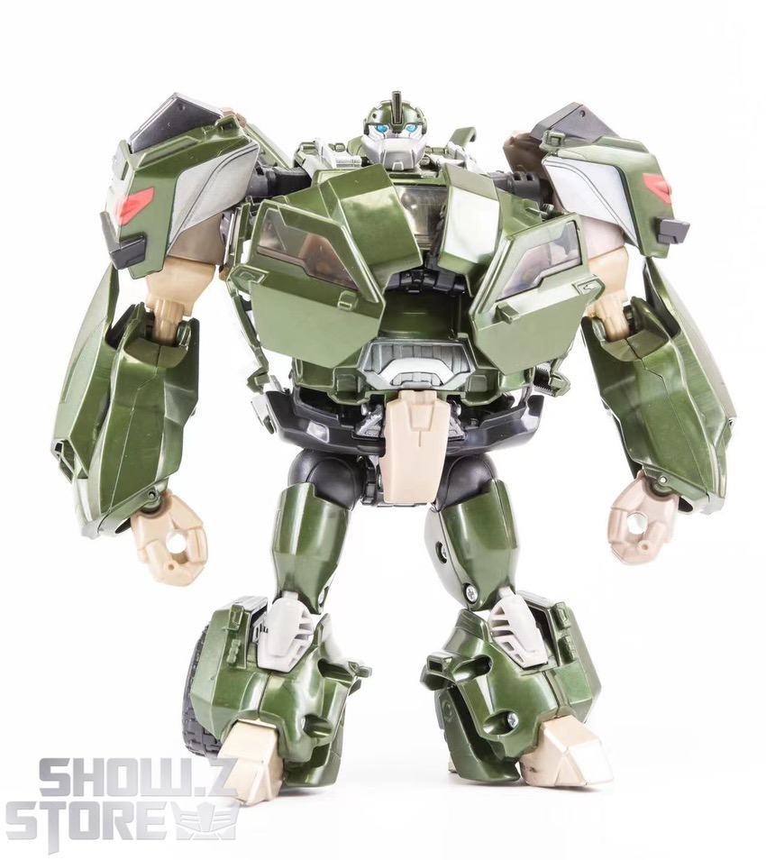 4th Party AC-01R Bulkhead green robot combat ready stance weapon 4th Party AC-01R Bulkhead green robot combat ready stance weapon