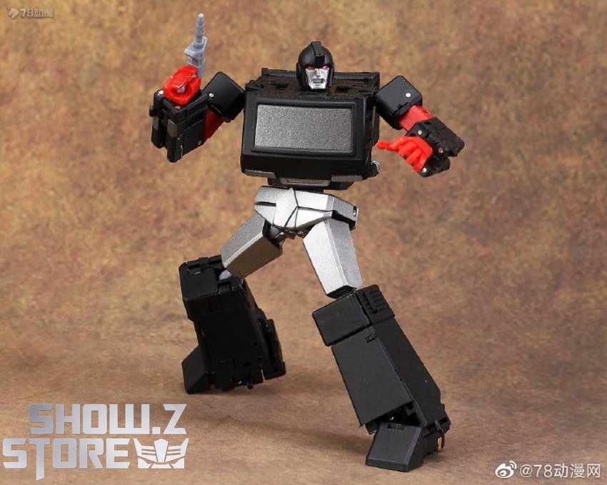 Magic Square Ironhide black figure action pose joints display Magic Square Ironhide black figure action pose joints display