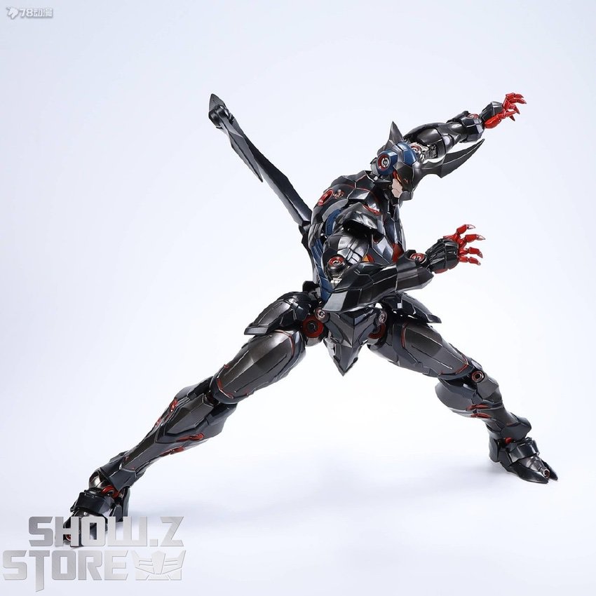 CCS Lazengann black dynamic action pose arms spread wide angle CCS Lazengann black dynamic action pose arms spread wide angle
