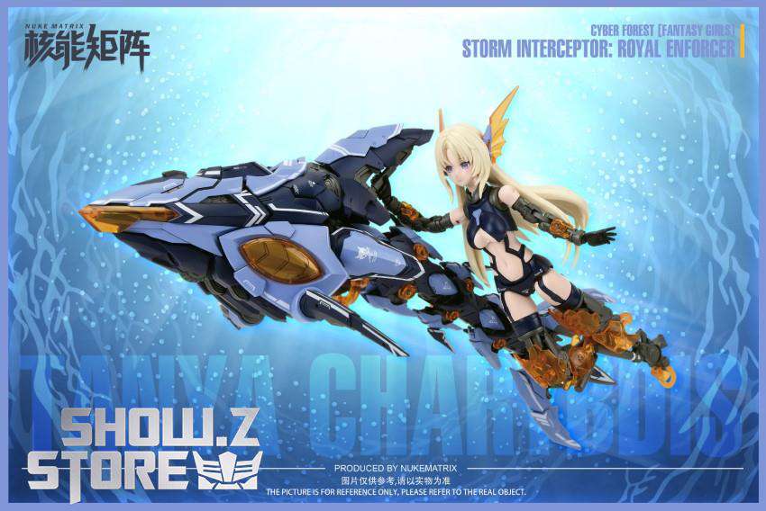 Nuke Matrix Mermaid model kit spaceship detailed articulation display Nuke Matrix Mermaid model kit spaceship detailed articulation display