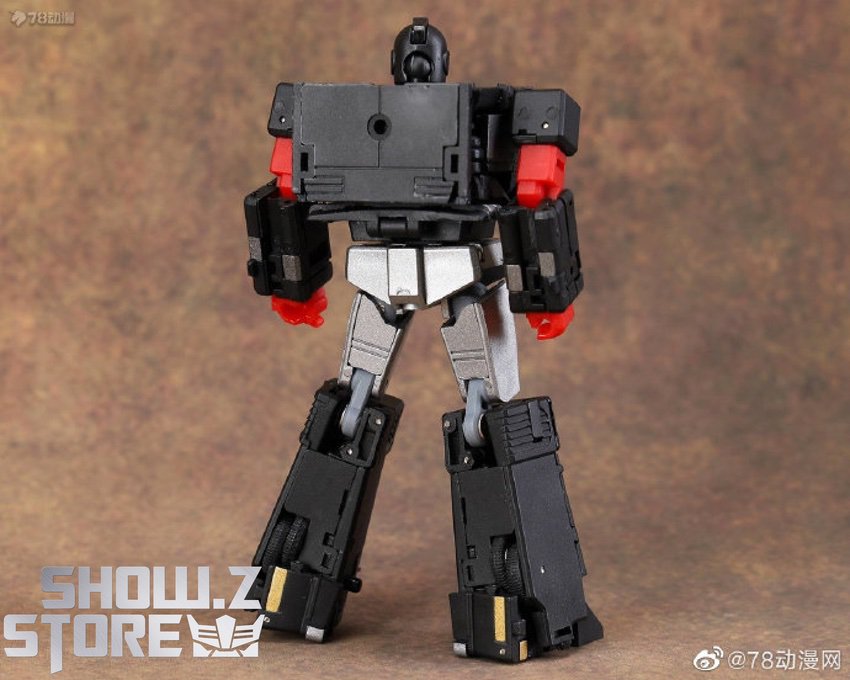MS-B44B Ironhide black version back pose red highlights display MS-B44B Ironhide black version back pose red highlights display
