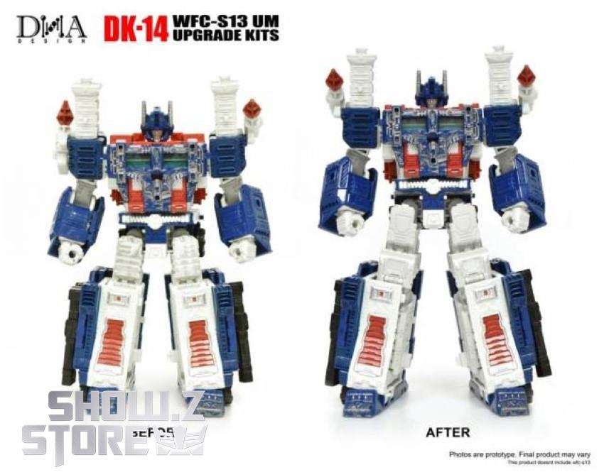 DK-14 upgrade kit robot transformation before after display DK-14 upgrade kit robot transformation before after display