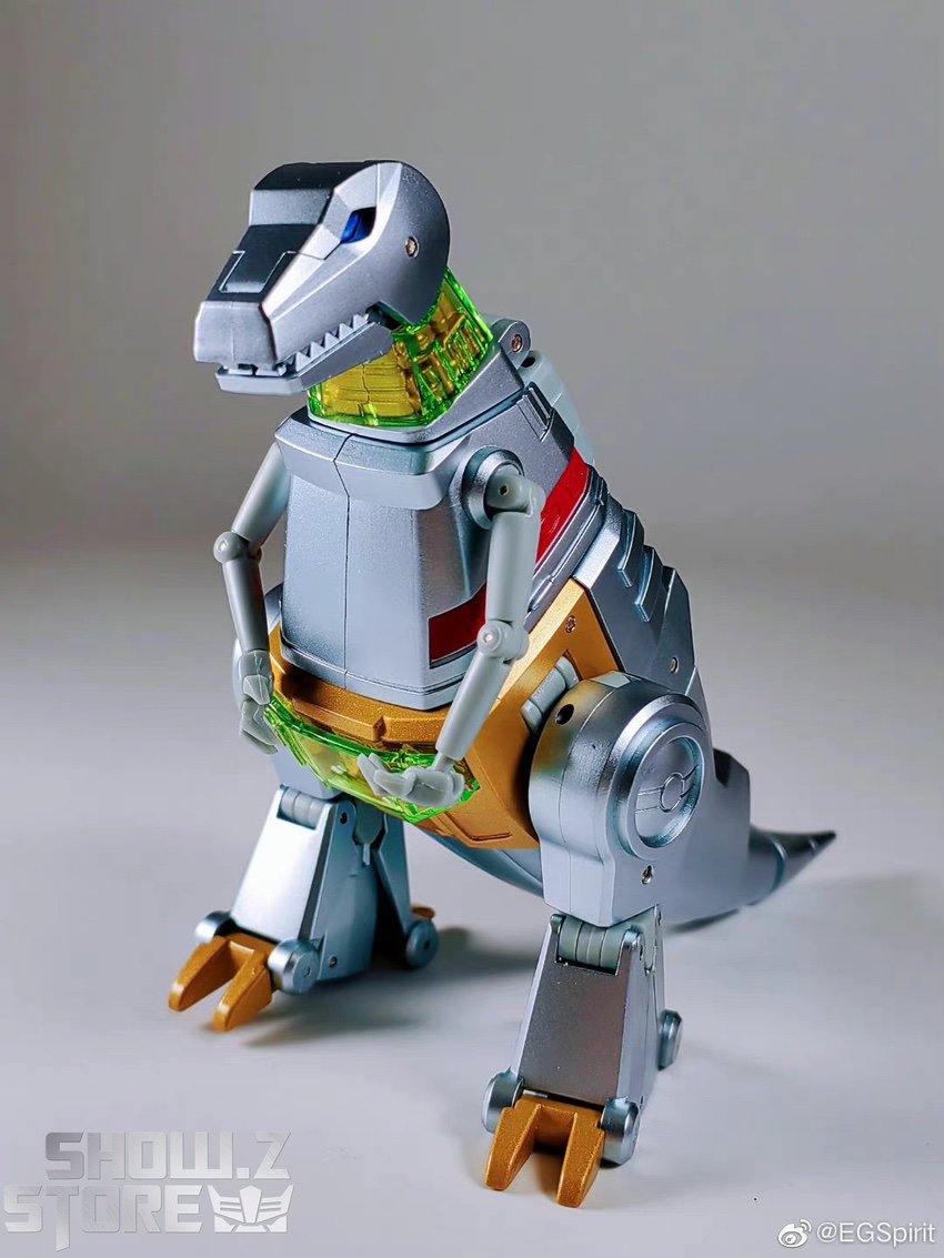 Ymir Grimlock blue purple gold accents front view display Ymir Grimlock blue purple gold accents front view display