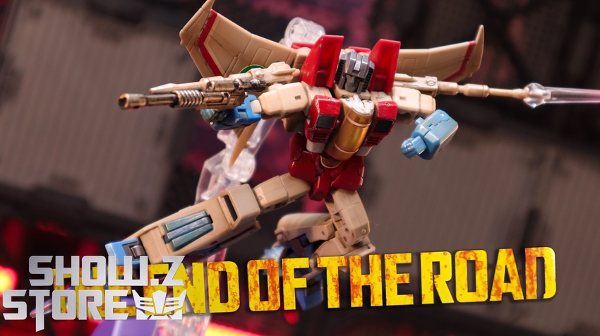 NewAge Lucifer robot mode standing weapons display pose NewAge Lucifer robot mode standing weapons display pose