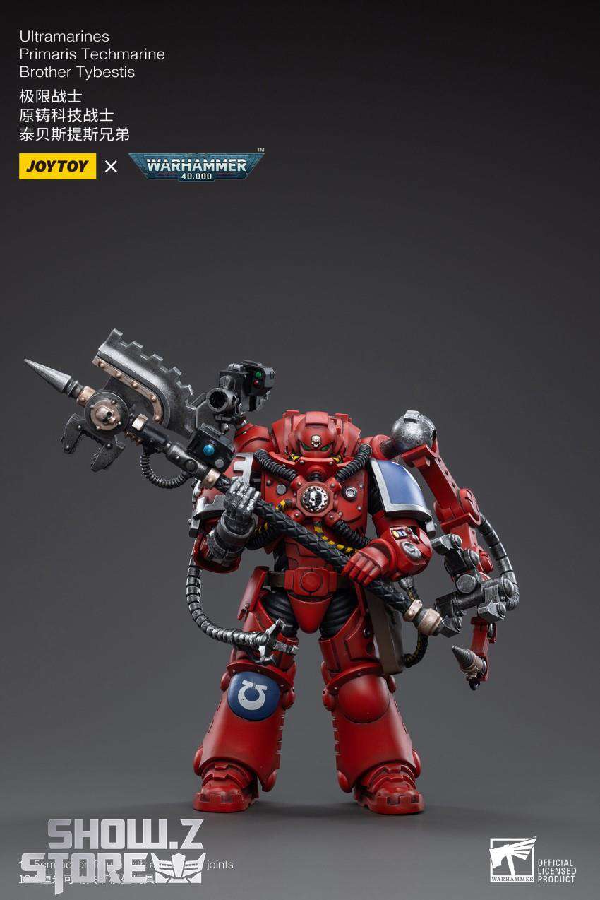 JoyToy Warhammer Primaris Techmarine weapon accessories display JoyToy Warhammer Primaris Techmarine weapon accessories display