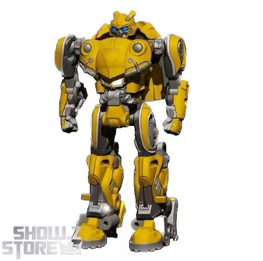 Metagate M-02 Giant Bee Bumblebee yellow robot standing front Metagate M-02 Giant Bee Bumblebee yellow robot standing front