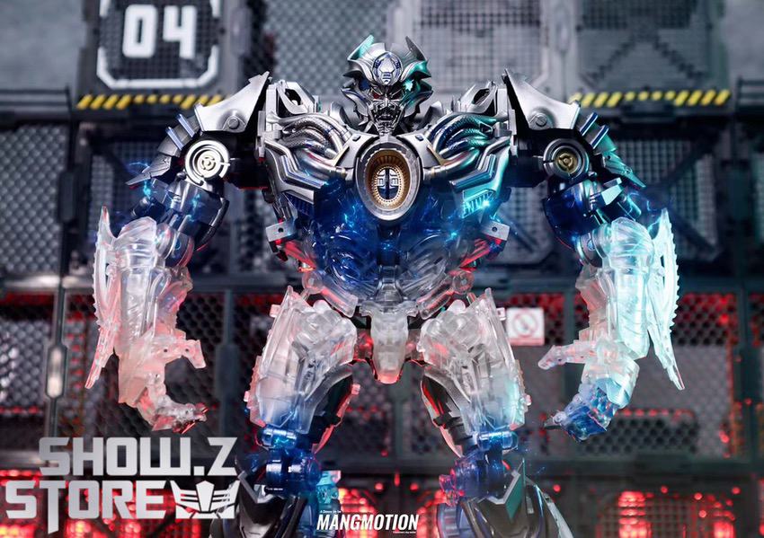 Unique Toys Nero Galvatron clear shell dynamic pose display Unique Toys Nero Galvatron clear shell dynamic pose display