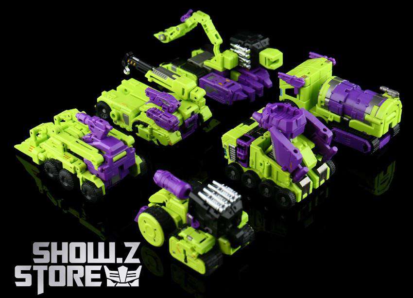 Riki-Oh Devastator lime green purple micro cosmos individual components Riki-Oh Devastator lime green purple micro cosmos individual components