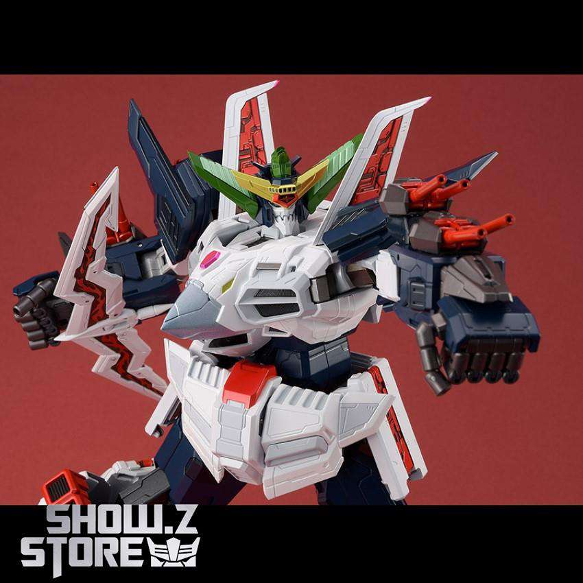 Sentinel GaoGaiGar Final robot figure accessories shown display Sentinel GaoGaiGar Final robot figure accessories shown display