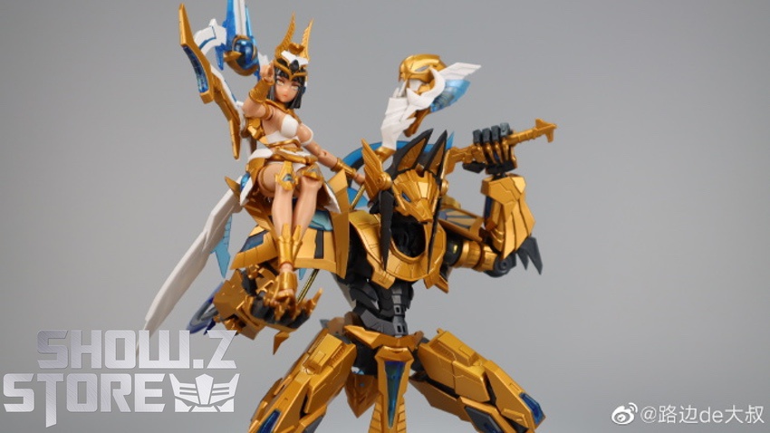 MS General Gluttony robot gold armed goddess figure dynamic MS General Gluttony robot gold armed goddess figure dynamic