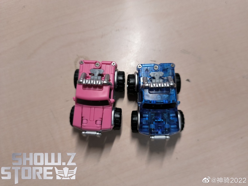 Dr.Wu MC03T Wheelie Clear Limited pink blue car vehicle pair Dr.Wu MC03T Wheelie Clear Limited pink blue car vehicle pair
