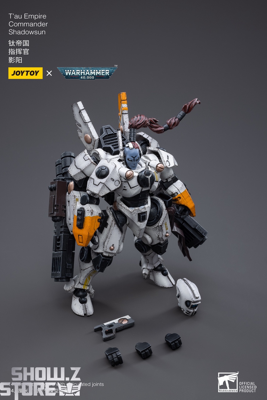 JoyToy T'au Commander Shadowsun dynamic pose accessories included JoyToy T'au Commander Shadowsun dynamic pose accessories included