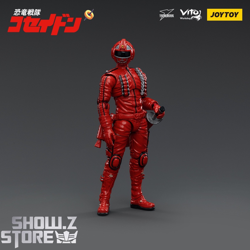JoyToy Koseidon red armor suit standing action pose display JoyToy Koseidon red armor suit standing action pose display