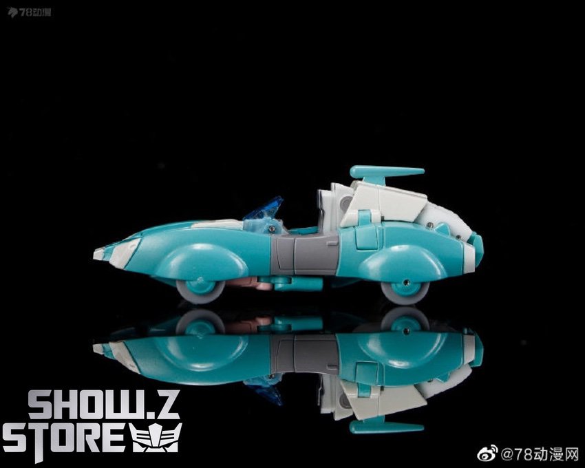 Pocahontas Arcee car robot mode head visible above display Pocahontas Arcee car robot mode head visible above display