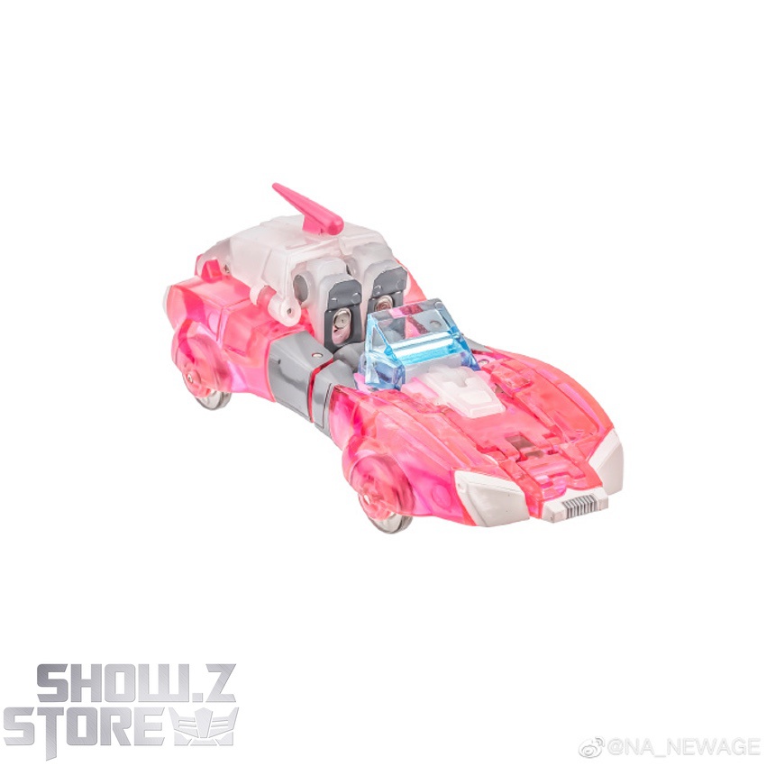 NewAge Arcee Clear Version vehicle transformation mode display NewAge Arcee Clear Version vehicle transformation mode display