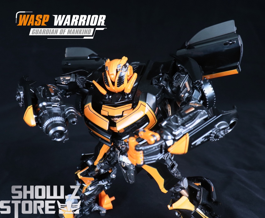 4th Party Wasp Warrior Bumblebee black orange robot mode 4th Party Wasp Warrior Bumblebee black orange robot mode