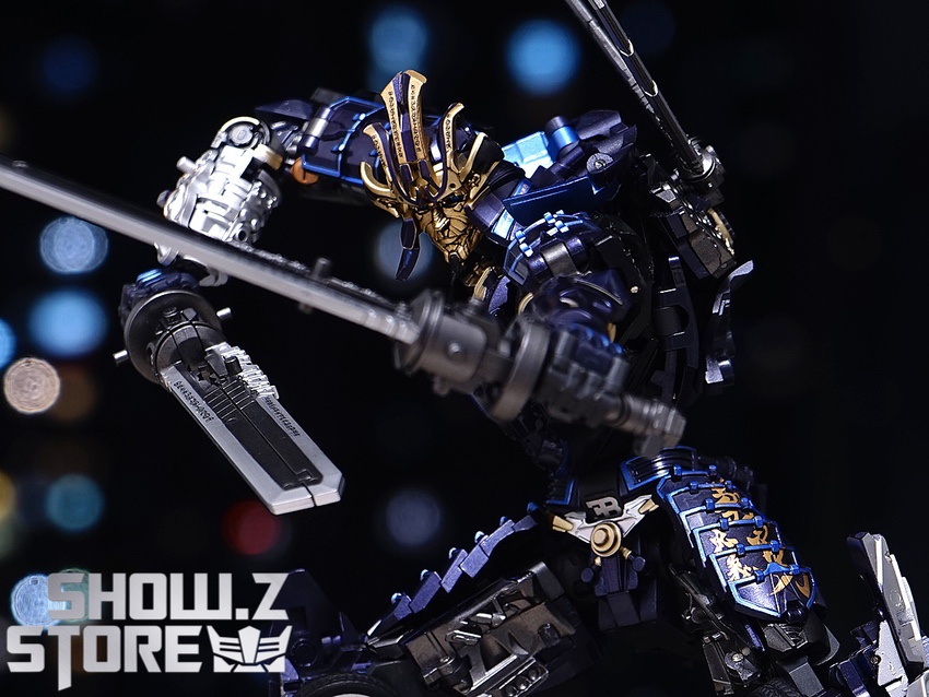 MetaGate G01 Haiku Drift blue black gold articulated pose weapons MetaGate G01 Haiku Drift blue black gold articulated pose weapons