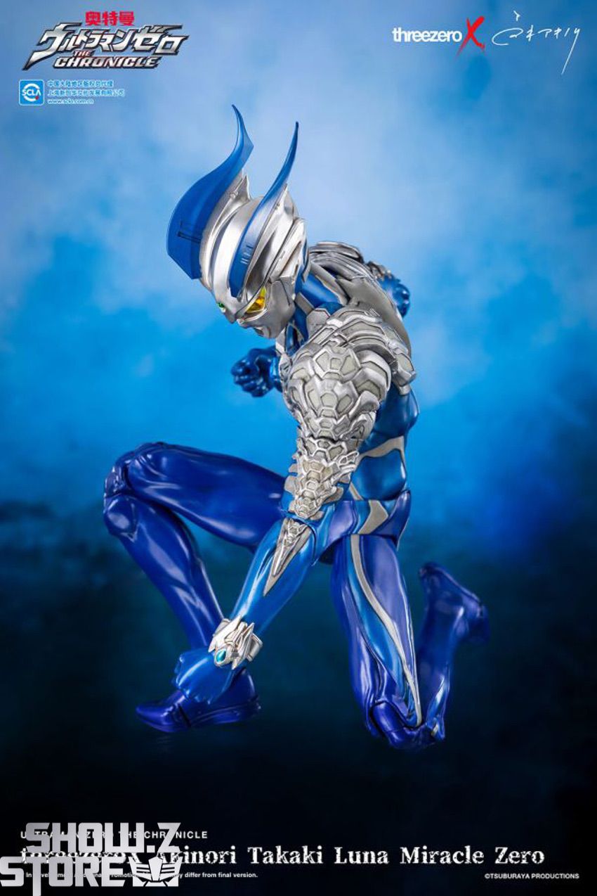 Luna Miracle Zero action stance extended limbs weapons display Luna Miracle Zero action stance extended limbs weapons display