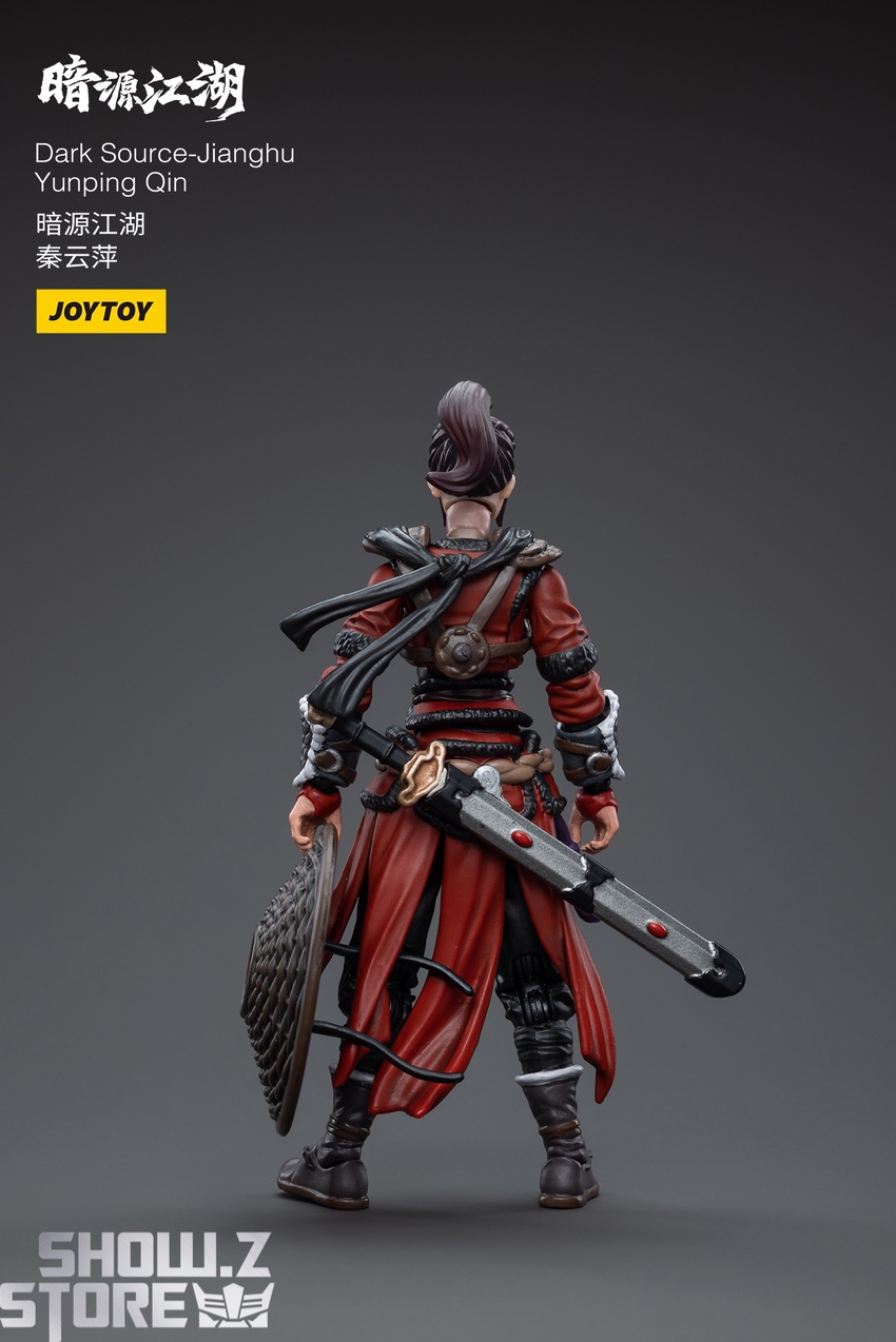 JoyToy Qin back angle red black costume display angle JoyToy Qin back angle red black costume display angle