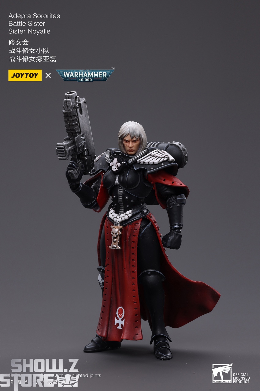 JoyToy Adepta Sororitas Battle Sister Noyalle holding rifle weapon JoyToy Adepta Sororitas Battle Sister Noyalle holding rifle weapon