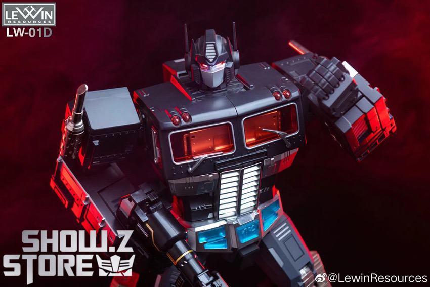 Lewin Nemesis Prime posed three-quarter view detailed armor plating Lewin Nemesis Prime posed three-quarter view detailed armor plating
