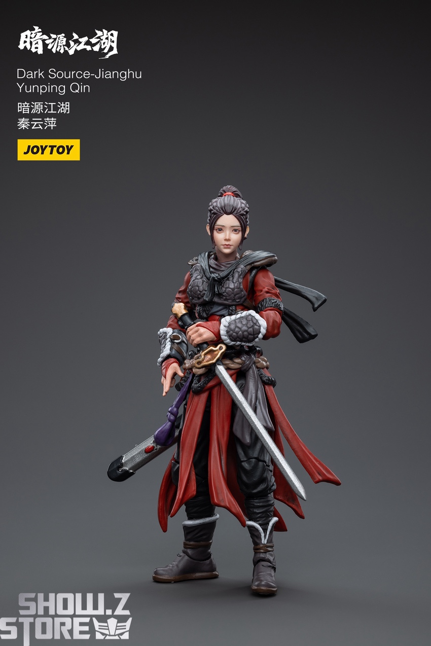 JoyToy Yunping Qin gray hair holding sword axe display JoyToy Yunping Qin gray hair holding sword axe display