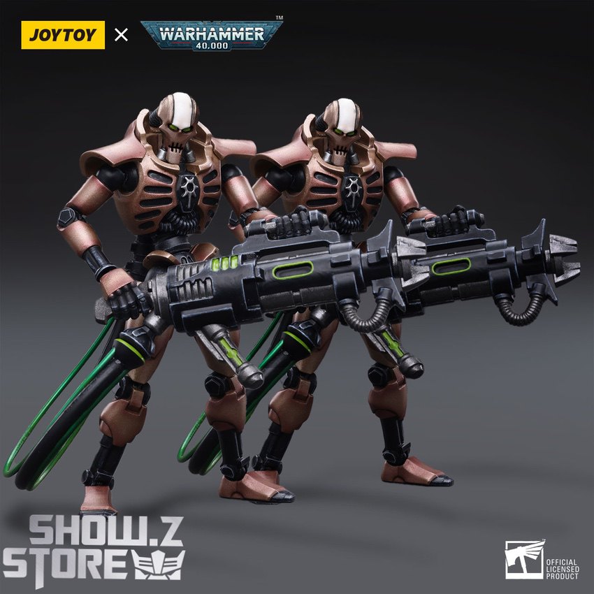 JoyToy Necrons Immortal Tesla Carbine two-figure set side display JoyToy Necrons Immortal Tesla Carbine two-figure set side display