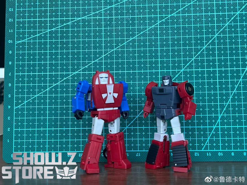 Magic Square Windcharger red robot side profile transformation Magic Square Windcharger red robot side profile transformation