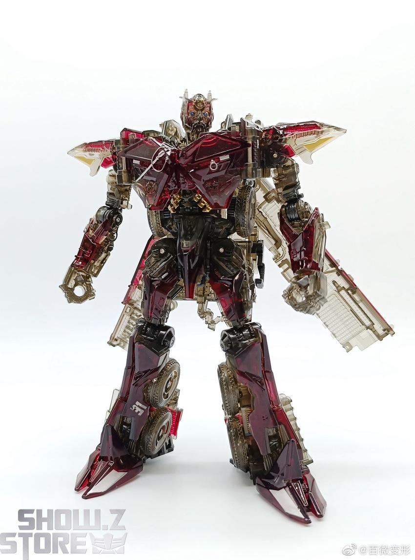 Sentinel Prime Clear robot mode standing extended armor plates Sentinel Prime Clear robot mode standing extended armor plates